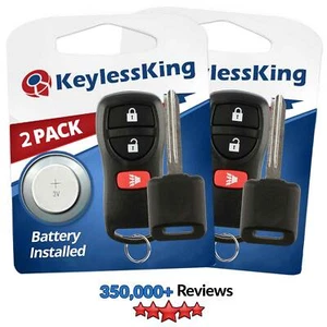 Fits 2004-2015 Nissan Titan Keyless Entry Remote Car Key Fob KBRASTU15 2x - Picture 1 of 4
