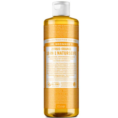 Dr. Bronners 18-IN-1 Naturseife Zitrus Orange 475ml