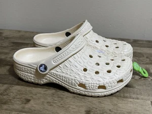 Crocs Classic • Crocskin Clog | Vanilla Ivory | Men's Size 5 • Women's 7 - Picture 1 of 6