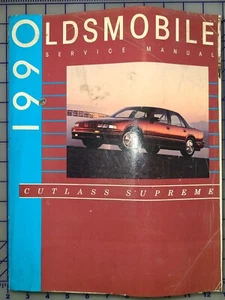 1990 Oldsmobile Cutlass Supreme Shop Service Manual Original   - Picture 1 of 1