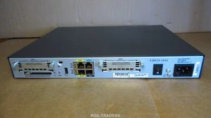 Routeur Cisco 1841 V05 4 ports RJ-45 WAN Slot IP Base 32FL/128DR EXCLUS MODULES - Photo 1/5