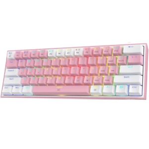 Redragon K617 Fizz Gaming Mechanical Keyboard 60% Compact Wired RGB Compact