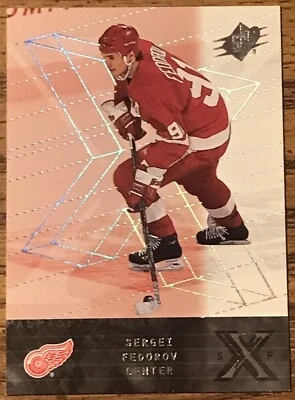 Sergei Fedorov 2000-01 Upper Deck SPx Card #22 Red Wings NHL HOF Free Shipping - Image 1 of 3