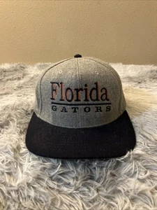Vintage 80s 90s University Of Florida Gators Wool Snap Back Hat Adjustable - Picture 1 of 6