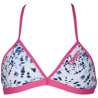 Top de bikini Arena para mujer Tie Dye Maxlife ajustable con lazo trasero talla 36 Foto 1 de 4