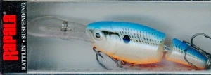 RAPALA RATTLIN' SUSPENDING JSR05 BLUE SHED 2 1/2" BODY LURE - Picture 1 of 2