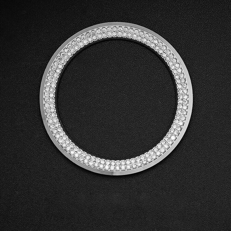 For BMW Steering Wheel Center Emblem Trim Diamond Studded Sticker Decals - Image 1 of 1