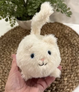 Jellycat Kitten Caboodle Cream Plush Stuffed Animal Toy Cat 5” Rare Retired - Picture 1 of 17