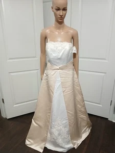BRAND NEW Davids Bridal Wedding Dress. Never Worn And Never Altered Size 14 - Picture 1 of 8