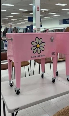 Life Is Good Pink Cooler - Image 1 of 3