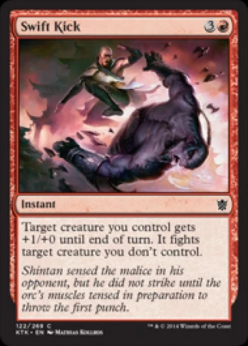 Swift Kick - Medium Play MTG Khans of Tarkir - Image 1 of 1