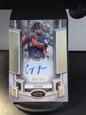 2024 TOPPS TIER ONE COREY JULKS /199 AUTO BREAK OUT AUTOGRAPH ASTROS - Image 1 of 2