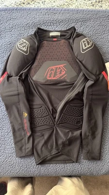 Troy Lee Designs Stage Ghost D30 Long Sleeve Baselayer, Solid Black, Small - Image 1 of 4