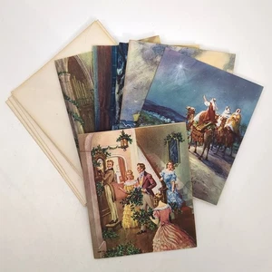 Christmas Greeting Card Lot Charles R Thomson Victorian Music 6 in Box - Picture 1 of 21