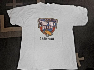 All American Soap Box Derby Champion T-Shirt JERZZEES Size Large - Picture 1 of 3