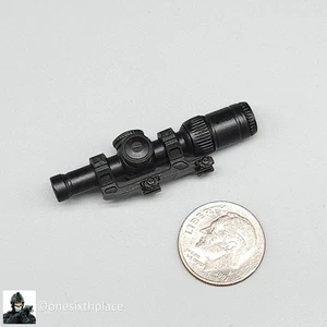 1:6 scale Easy & Simple Black Razor HD2 1x6 Rifle Scope for 12" Figures - Picture 1 of 3