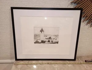 B.J.O. NORDFELDT RARE Santa Fe Radierung "Chimayo" S/N - American Modernist Master - Bild 1 von 15