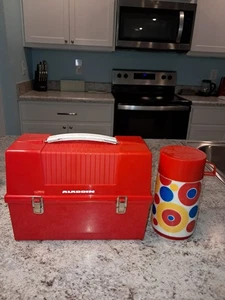 1970 Aladdin Dome Lunch Box & Thermos * Vintage * Lunchbox * UNUSED MINT * - Picture 1 of 6