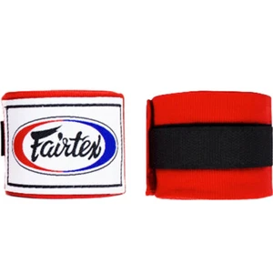 NEW Fairtex Red 4.5m Elastic Training Hand Wraps - Picture 1 of 1