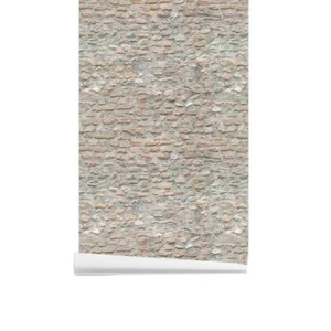 Grey Brick Peel and Stick Wall Decoration Self-Adhesive Wallpaper 17.7"x118" - Picture 1 of 10