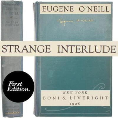 EUGENE O'NEILL STRANGE INTERLUDE 1928 First Edition Pulitzer Prize Banned Censor Foto 1 de 4