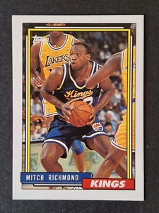 Mitch Richmond #25 Sacramento Kings Tarjeta Topps NBA 1992-1993 - Imagen 1 de 2