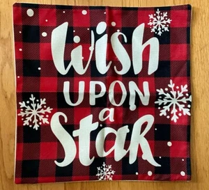 Wish Upon A Star Christmas Themed Pillowcase - Picture 1 of 1
