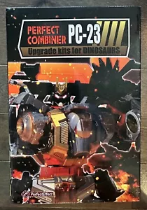 Transformer Perfect Effect Combiner PC-23 Upgrade Dinosaur Wars POTP Dinobot New - Picture 1 of 3