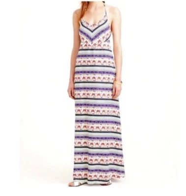 Maxi Vestido Mara Hoffman Natación Para Mujer Talla S Halter Correa Natación Encubrimiento Resort Foto 1 de 4