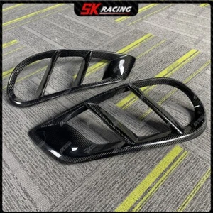 Cubierta de ventilación de aire antiniebla de fibra de carbono para Benz W205 C200 C300 C43 2015-2018 - Imagen 1 de 13