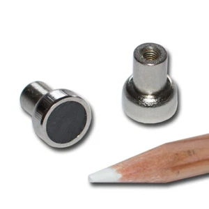 5 PINZE PIATTE PENTOLA MAGNETI FERRITE DURA D10x5 mm FERRITE PRESA FILETTATA 400 G - Foto 1 di 2