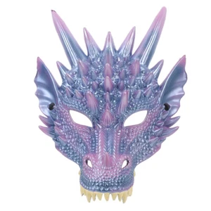Dragon Mask Props Fancy Dress Costume Cosplay Party Man Child Head - Picture 1 of 12
