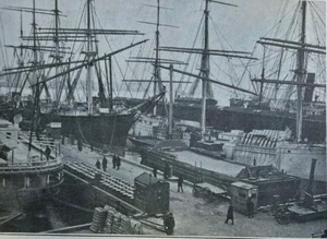 1899 Warehouses and Docks of New York City illustrated - Picture 1 of 6