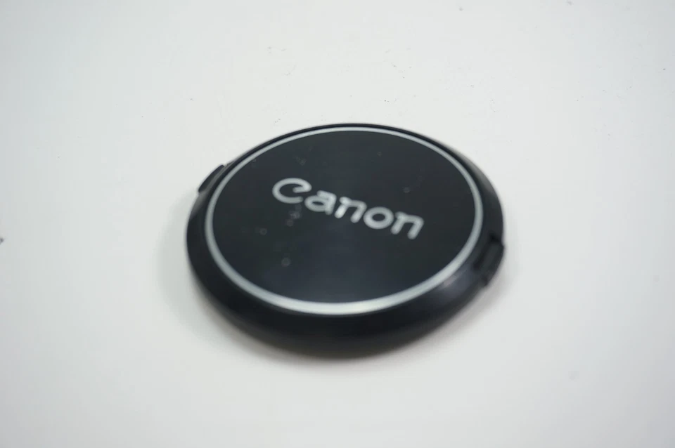 Canon FD C-55 55mm front lens cap Silver ring Genuine product vintage from 70's - Image 1 of 4