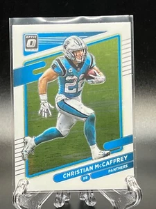 2021 CHRISTIAN McCAFFREY DONRUSS OPTIC FOOTBALL Carolina Panthers #160 - Picture 1 of 2