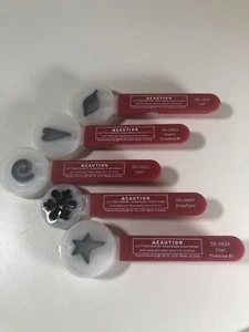 Sizzix Paddle Punch Set Of 5 Different Shapes Scrapbooking Hand Die Cut P/O - Picture 1 of 1