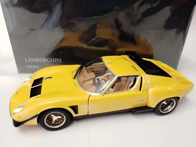 Kyosho Lamborghini Miura SVR Amarillo - Negro 1/18 08319GY - Imagen 1 de 4