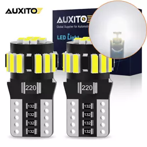 More details for auxito 501 bulb pack side light number plate t10 led lights smd wedge 194 168 x2