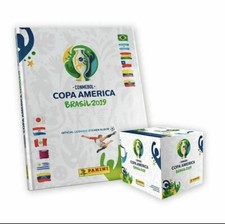 Panini Copa America Brazil 2019 - FREE HARD COVER ALBUM+50-pack box 🔥 🔥 CRAZY