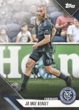 2019 Topps MLS Soccer Trading Cards #96 Jo Inge Berget New York City FC