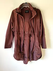 Athleta Mauve Purple Drip Drop Rain Jacket Size Small P - Picture 1 of 9