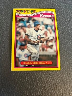 1989 Topps Toys R Us Rookies - #4 Damon Berryhill - Cubs - Image 1 of 2