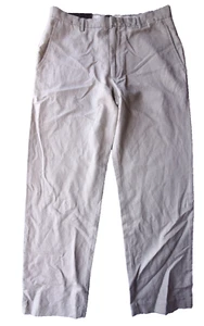 Pantalones Banana Republic Beige Mezcla Lino Talla 35/34 - Imagen 1 de 7