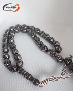 Islamic Prayer Beads Muslim Gift Misbaha 33 beads مسبحة إسلامية سبحة يد تسبيح - Bild 1 von 7
