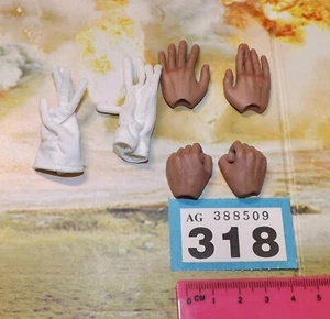 Guantes blancos napoleónicos escala 1/6 para figuras de acción DID Dragon In Dreams B318 - Imagen 1 de 1