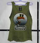 Triple Tank Top Men's M Green Guinness Is Good For You Scoop Neck Pullover