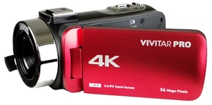 Vivitar Pro DVR4K, 3in Touch Screen, 4K UHD Video Camera Camcorder, 64GB SD Card - Picture 1 of 13