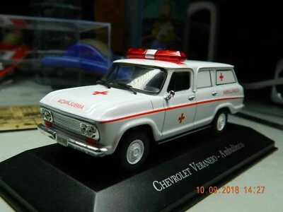 CHEVCHEVROLET VERANIEO AMBULANCIA, COCHES DE TRABAJO MEXICANOS, IXO/ALTAYA 1/43 Foto 1 de 4