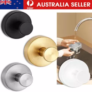 Strong Vacuum Suction Cup Hook Shower Towel Holder Hooks for Bathroom Kitchen - Picture 1 of 25