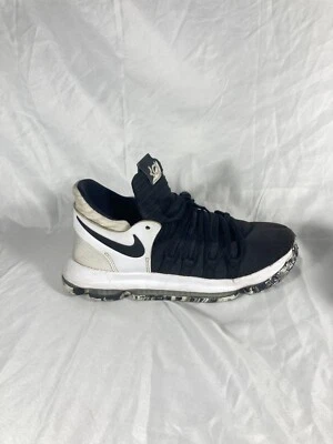 Nike KD 10 GS Black White 2018 Size 6y Authentic Basketball Kevin Durant Used - Image 1 of 4